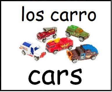 Carro in english from spanish